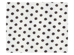 256 White & Black Dots Satin